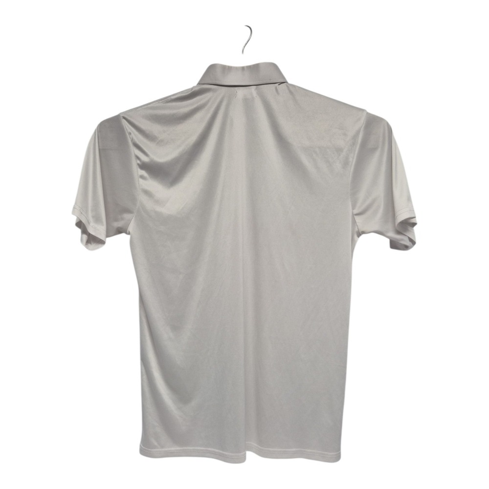 Collars & Co Polo Shirt Mens Large White Solid Luxury Pique Cotton Knit Top - Picture 3 of 6